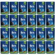 Mokra karma dla kotów - Brit Premium Cat Pouches Chicken Slices for Sterilised 24 x 100 g - miniaturka - grafika 1
