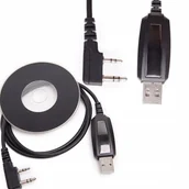 Kable USB - KABEL USB DO PROGRAMOWANIA RADIO TELEFONÓW KRÓTKOFALÓWKI BAOFENG KENWOOD CD - miniaturka - grafika 1