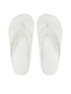 Klapki i japonki damskie - Crocs Japonki Classic Platform Flip W 207714 Biały - miniaturka - grafika 1