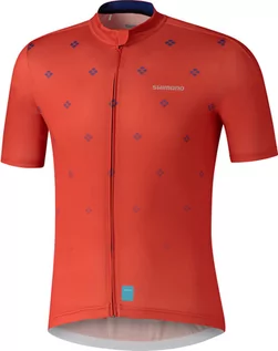 Koszulki rowerowe - Shimano Aerolite SS Jersey Men, czerwony M 2022 Koszulki kolarskie - grafika 1