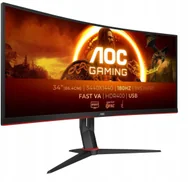 Monitory - AOC Gaming CU34G2XPD 34'' WQHD z zakrzywieniem 180 Hz 3440x1440 - miniaturka - grafika 1