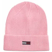 Czapki damskie - Czapka Tjw Elongated Flag Beanie AW0AW16777 THA (TH1156-a) Tommy Hilfiger - miniaturka - grafika 1