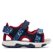Buty dla chłopców - Sandały Geox B Sandal Multy Boy B450FA 014CE C0735 M Granatowy - miniaturka - grafika 1