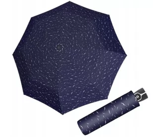 Parasol składany damski Fiber Magic, granatowy białe mewy - Parasole - miniaturka - grafika 1
