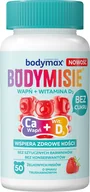 Witaminy i minerały - Bodymax Wapń + Wit. D3 Bodymisie o smaku Truskawkowym, żelki 50 szt. - miniaturka - grafika 1