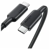 Kable komputerowe i do monitorów - AUKEY CB-CD23 KABEL USB-C 5A 100W 10GBPS 20V - miniaturka - grafika 1