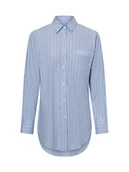 Bluzki damskie - BOSS Orange Damska bluzka koszulowa - C_Bostucci_3 Kobiety Bawełna niebieski|wielokolorowy wzorzysty, 34 - miniaturka - grafika 1