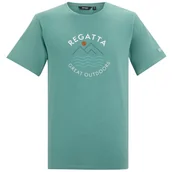 Koszulki sportowe męskie - Koszulka męska Regatta Cline IX Rozmiar: M / Kolor: niebieski - miniaturka - grafika 1