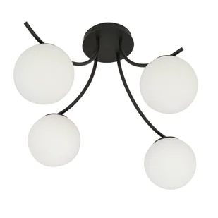 Emibig Boston lampa sufitowa 4-punktowa czarna/biała 1109/4 - Lampy sufitowe - miniaturka - grafika 5