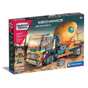 Clementoni Laboratorium Mechaniki Betoniarka 508007 - Zabawki konstrukcyjne - miniaturka - grafika 1