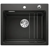 Zlewozmywaki - Blanco Etagon 6 PuraPlus ceramiczny KA czarny mat 525162 525162 - miniaturka - grafika 1