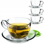 Filiżanki - Filiżanki do herbaty ze spodkiem Zinal 250 ml, 4 szt. - miniaturka - grafika 1