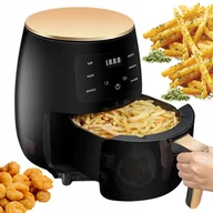Frytownice gastronomiczne - Frytkownica Beztłuszczowa Frytownica Air Fryer 2400W Mocna 6L Separator - miniaturka - grafika 1