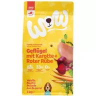 Sucha karma dla psów - Wow Mini Junior Geflugel - drób i łosoś z marchewką i buraczkami dla szczeniąt małych ras 1 kg - miniaturka - grafika 1