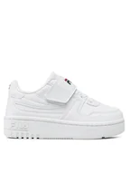 Buty dla dziewczynek - Fila Sneakersy Fxventuno Velcro Kids FFK0012.10004 Biały - miniaturka - grafika 1