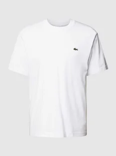 T-shirt z detalem z logo model ‘BASIC ON’ - Koszulki męskie - miniaturka - grafika 1