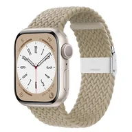 Akcesoria do smartwatchy - Pasek CRONG Wave Band do Apple Watch (38/40/41mm) Beżowy - miniaturka - grafika 1