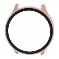 Akcesoria do smartwatchy - Bizon Etui Case+Glass Set do Xiaomi Watch S1 Pro, różowe - miniaturka - grafika 1