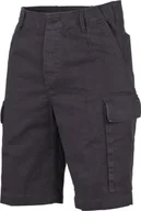 Spodnie sportowe męskie - MFH Spodnie BW Moleskin Bermuda czarne przecierane 3XL - miniaturka - grafika 1