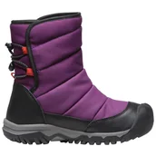 Buty dla chłopców - Dziecięce buty zimowe Keen Puffrider Wp Youth Rozmiar butów (UE): 38 / Kolor: fioletowy - miniaturka - grafika 1