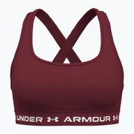 Bielizna sportowa damska - Biustonosz treningowy Under Armour Crossback Mid cardinal/cardinal | WYSYŁKA W 24H | 30 DNI NA ZWROT - miniaturka - grafika 1