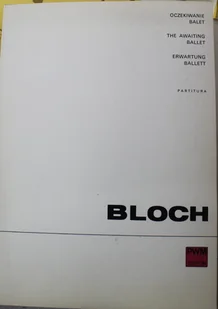 Bloch enfiado per orchestra - Książki o kulturze i sztuce - miniaturka - grafika 1