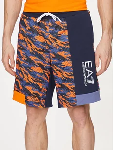Szorty plażowe EA7 Emporio Armani - Kąpielówki męskie - miniaturka - grafika 1