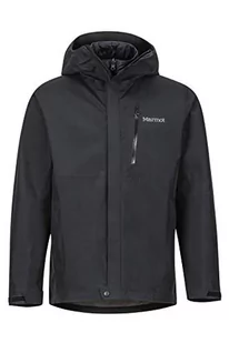 Marmot Męska minimalistyczna komponentowa kurtka hardshell kurtka przeciwdeszczowa, płaszcz przeciwdeszczowy, wiatroszczelna, wodoodporna, oddychająca Czarny XXL - Płaszcze damskie - miniaturka - grafika 1