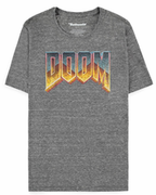 Koszulki męskie - Koszulka Doom - Classic Logo Grey (rozmiar S) - miniaturka - grafika 1