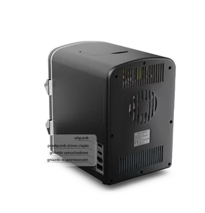 Lodówka Kosmetyczna Czarna Matowa ze Srebrnym Logo - Pozostałe urządzenia kosmetyczne - miniaturka - grafika 4