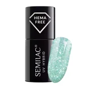 Lakiery hybrydowe - Semilac Seaqueen, lakier hybrydowy z efektem sunflash, 239, 7ml - miniaturka - grafika 1