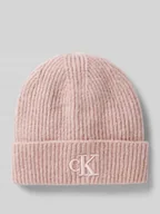 Czapki damskie - Czapka beanie z wyhaftowanym logo model ‘THICK’ - miniaturka - grafika 1