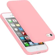 Etui i futerały do telefonów - Etui ochronne Cadorabo do Apple iPhone 5 / 5S / SE 2016 w kolorze różowym Etui na telefon komórkowy Etui Pokrowiec TPU - miniaturka - grafika 1