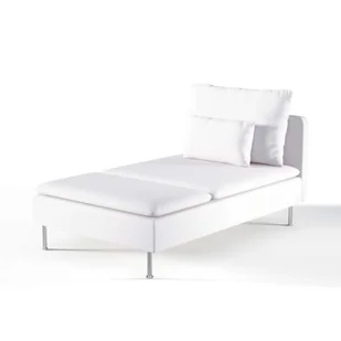 Dekoria pl pl Pokrowiec na szezlong Söderhamn White biały) 93 x 151 x 83 cm Cotton Panama 1009-702-34 - Pokrowce na meble - miniaturka - grafika 1