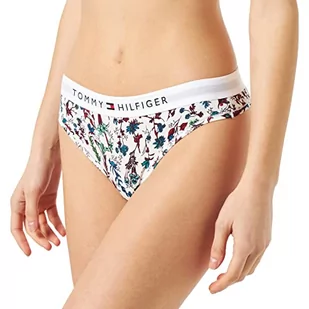 Tommy Hilfiger Damskie stringi, Wuw/Wlw kwiatowy biały, M, Wuw/Wlw kwiatowy biały, M - Majtki damskie - miniaturka - grafika 1