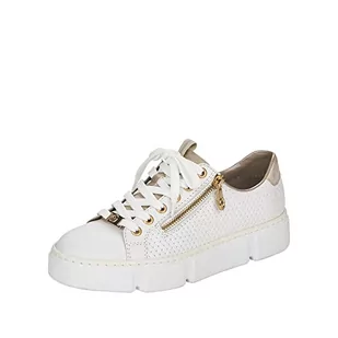 Rieker Damskie sneakersy N5932, biały, 43 EU - Sneakersy damskie - miniaturka - grafika 1