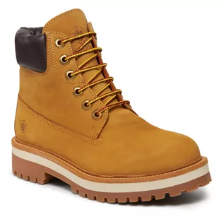 Buty trekkingowe damskie - Trapery Lumberjack KRISTY SW50501-006-D01 Yellow/Dk Brown M0001 - grafika 1