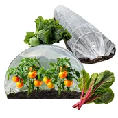 Szklarnie ogrodowe - MINI TUNEL FOLIOWY OGRODOWY FOLIAK UPRAWY ROŚLIN SZKLARNIA NA GRZĄDKE 3,1M - miniaturka - grafika 1