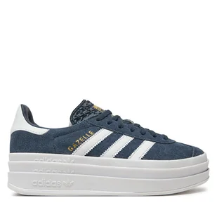 Sneakersy adidas Gazelle Bold JQ7405 Granatowy - Sneakersy damskie - miniaturka - grafika 1