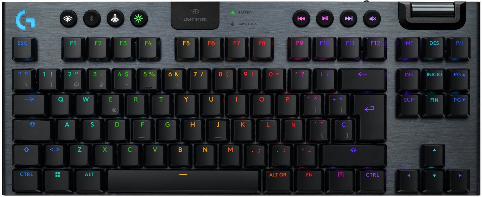 Logitech G G915 X LIGHTSPEED TKL Hiszpański Czarny 920-012723