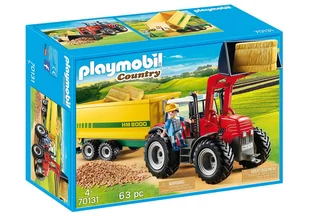 Playmobil Country Duży traktor z przyczepą 70131 - Klocki - miniaturka - grafika 1