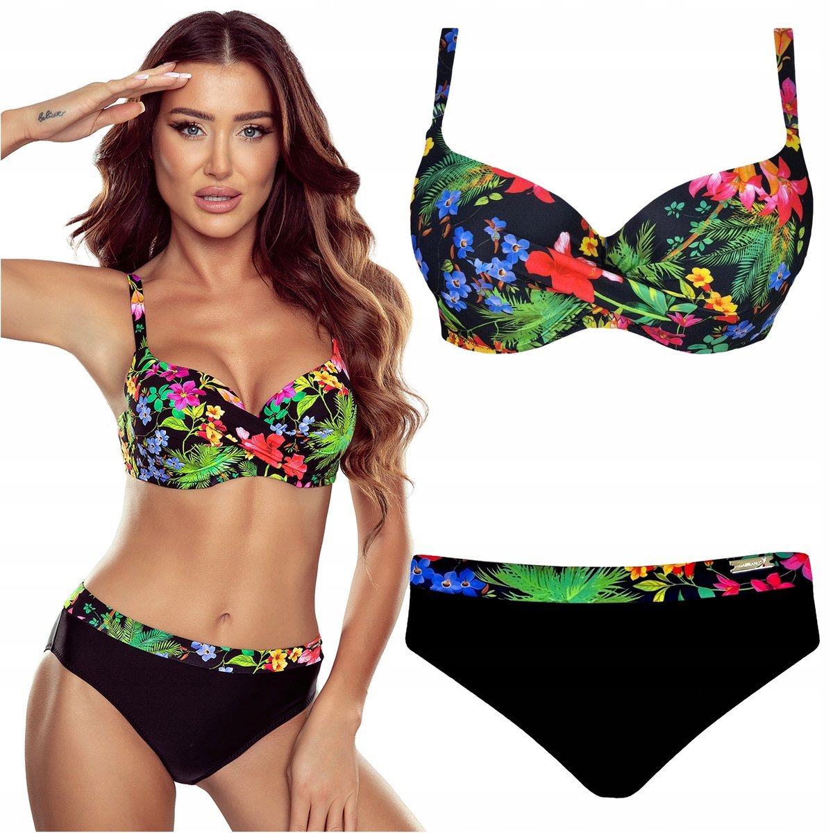 Strój kąpielowy dwuczęściowy GABBIANO Esther-EDX 20/A 40C L 80C