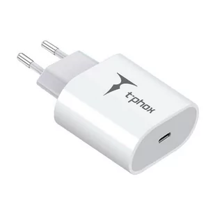ŁAD SIEC T-PHOX ISPEED 20W WHITE (EU PLUG) - Ładowarki do telefonów - miniaturka - grafika 1