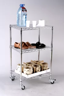 Wózek uniwersalny 3-półkowy (46x61x100) - Wózki kuchenne - miniaturka - grafika 2