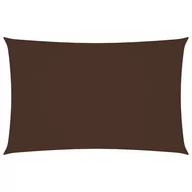 Parasole ogrodowe - vidaXL Prostokątny żagiel ogrodowy, tkanina Oxford, 4x7 m, brązowy 135823 - miniaturka - grafika 1