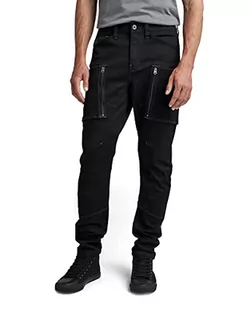 G-STAR RAW Spodnie męskie Zip Pkt 3D Skinny Cargo, Czarny (Dk Black C105-6484), 32W / 30L - Spodnie męskie - miniaturka - grafika 1