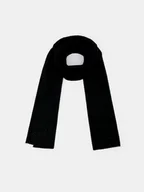 Apaszki i szaliki damskie - Mohito - Czarny szalik z ozdobnymi elementami - czarny - miniaturka - grafika 1