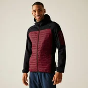 Kurtki i kamizelki sportowe męskie - Regatta Kurtka męska hybrydowa Newhill Burgundowy, Rozmiar: 3XL - miniaturka - grafika 1