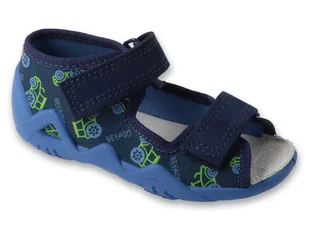 Sandały dziecięce Befado 350P053 chłopięce kapcie na rzepy wygodne -22 - Buty dla chłopców Sandały dziecięce Befado 350P053 chłopięce kapcie na rzepy wygodne -22 - Buty dla chłopców - miniaturka - grafika 1