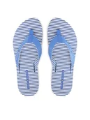 Klapki i japonki damskie - Tommy Hilfiger Japonki Th Ithaca Stripe Summer Sandal FW0FW09192 Niebieski - miniaturka - grafika 1